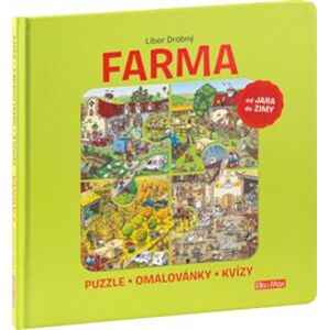 Farma – Puzzle, omalovánky, kvízy - Libor Drobný, Ema Potužníková