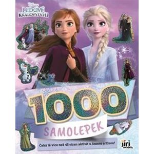 JIRI MODELS 1000 samolepek s aktivitami Frozen 2 Ledové Království