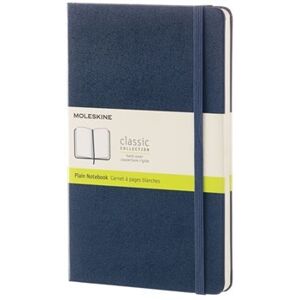 Moleskine Zápisník tvrdé desky A5 čistý modrý