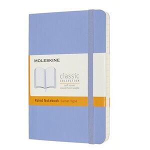 Moleskine Zápisník měkké desky A6 linkovaný nebesky modrý