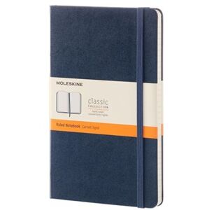 Moleskine Zápisník L tvrdé desky modrý linkovaný A5 120 listů