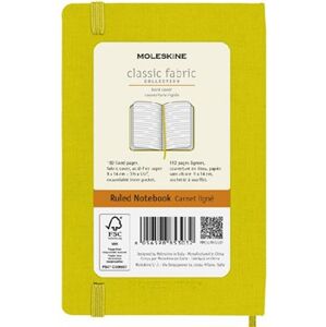 Moleskine Zápisník Silk tvrdé desky A6 linkovaný, žlutý