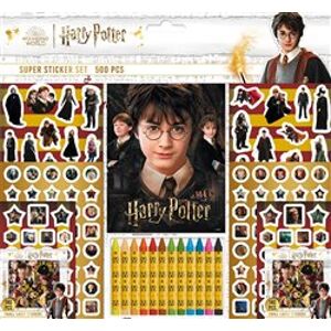 Jiří Models Samolepkový set s voskovkami 500 ks Harry Potter