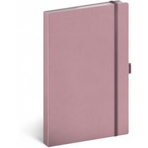 Presco Group Notes Růžový, tečkovaný, 13 × 21 cm
