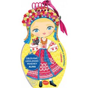 Oblékáme ukrajinské panenky ALINA Omalovánky