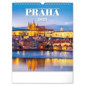 Nástěnný kalendář Praha 2025