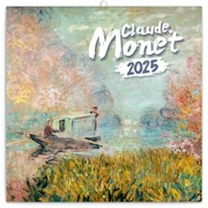 Poznámkový kalendář Claude Monet 2025