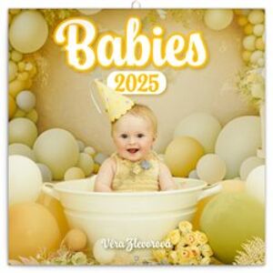 Poznámkový kalendář Babies – Věra Zlevorová 2025