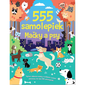 555 samolepiek Mačky a psy -  Autor Neuveden