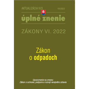 Aktualizácia VI/3 2022 – životné prostredie, odpadové a vodné hospodárstvo -  Autor Neuveden
