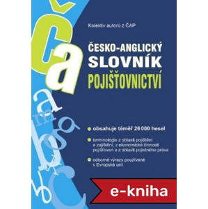 Česko-anglický slovník pojišťovnictví - autorů kolektiv [E-kniha]