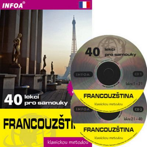 Francouzština 40 lekcí pro samouky s 2CD - Sylviane Nouschi [kniha]