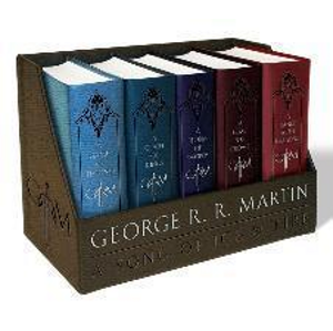 Game of Thrones Leather Cloth Boxed Set: A Game of Thrones / A Clash of Kings / A Storm of Swords / A Feast for Crows / A - George R. R. Martin [kniha]