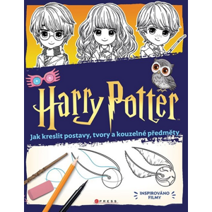 Harry Potter Jak kreslit postavy, tvory a kouzelné předměty -  Isa Gouache