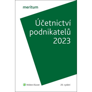 meritum Účetnictví podnikatelů 2023 -  Yvetta Pšenková