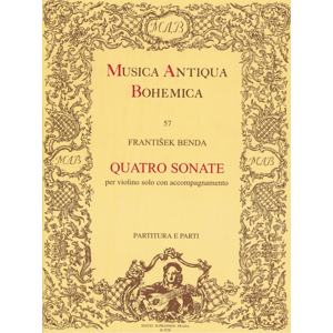Quattro sonate -  František Benda